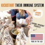 Roosty's Naturals Chicken Immunity & Digestion Booster | Chicken Supplements | Omega-3 Chicken Vitamins and Supplements | Poultry Vitamins for Chickens | Bird Health Supplies - Image 2