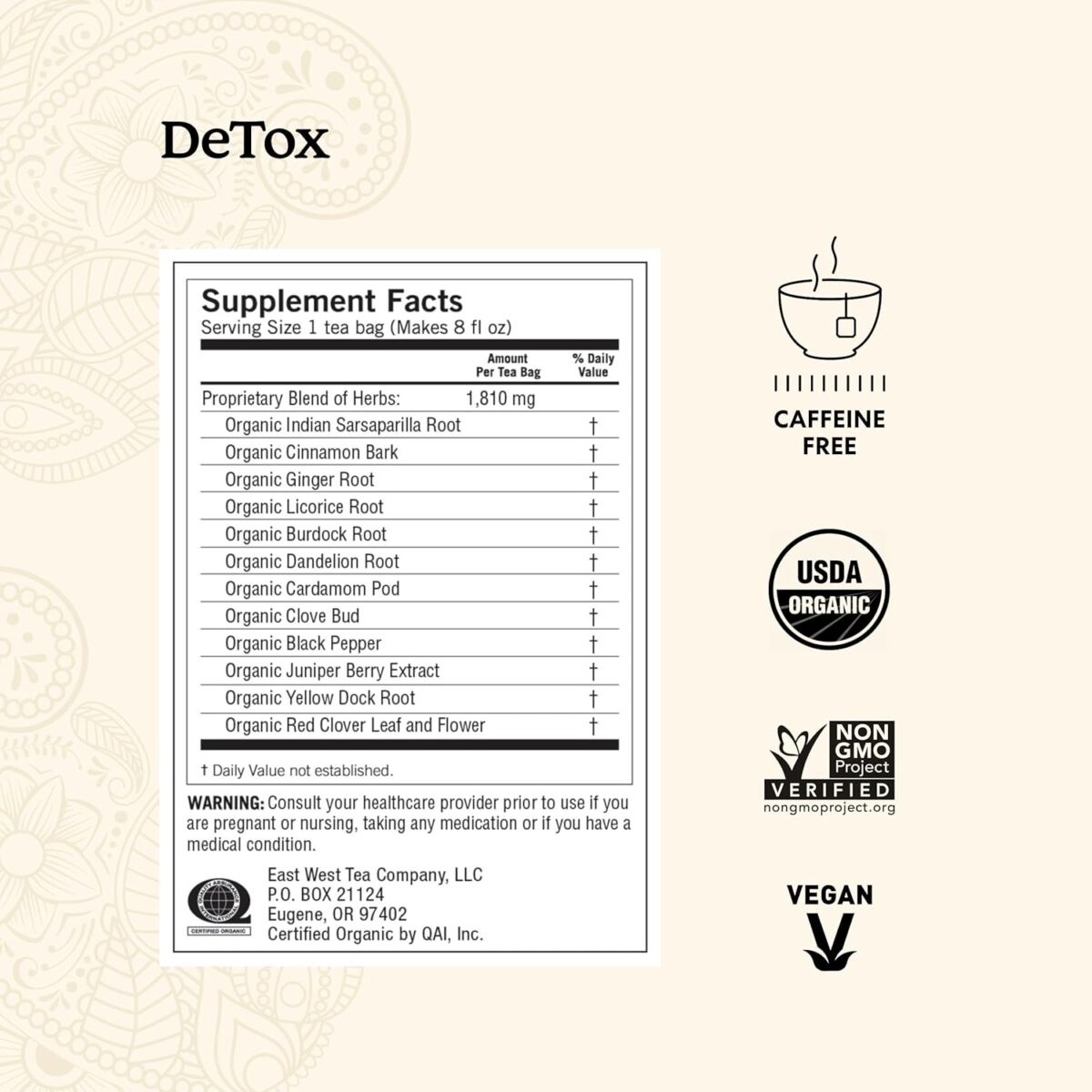 Yogi Tea Digestion & Detox Variety Sampler - 16 Bags per Pack (6 Packs) - Cleanse & Digestion Support - Includes Ginger, Detox, Green Tea Super Antioxidant & More - Image 4
