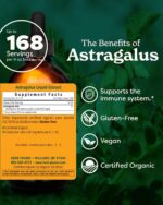 Herb Pharm Certified Organic Astragalus Liquid Extract for Immune System Support - 4 Ounce - Image 2