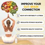 Lifted Naturals Mood Boosting Probiotic 30 Billion CFU - Mood Support Supplement, Prebiotics and Probiotics for Women & Men, Acidophilus Lactobacillus Probiotic, Shelf Stable & Non-GMO, 60 Capsules - Image 2