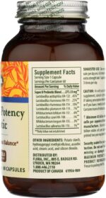 Flora - Super 8 Hi Potency Probiotics 60 Count - Healthy Yeast Balance & Digestive Health - For Men & Women - 42 Billion CFU, Raw, Gluten Free - Up to 2 Month Supply - Image 2