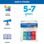 Learning Resources Reading Comprehension Cubes - Set of 6, Kids Ages 6+ Teacher and Classroom Supplies, Reading Aids for Kids - Image 5