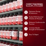 Atlantis Nutrition Testosterone Booster For Men Gummies - Male Enhancement, Boosts Energy, & Optimizes Physical Performance Formulated w/Tribulus, Horny Goat Weed, Saw Palmetto, Maca Root - 60 Gummies - Image 9