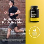 Optimum Nutrition Opti-Men, Vitamin C, Zinc and Vitamin D, E, B12 for Immune Support Mens Daily Multivitamin Supplement, 150 Count (Packaging May Vary) - Image 3