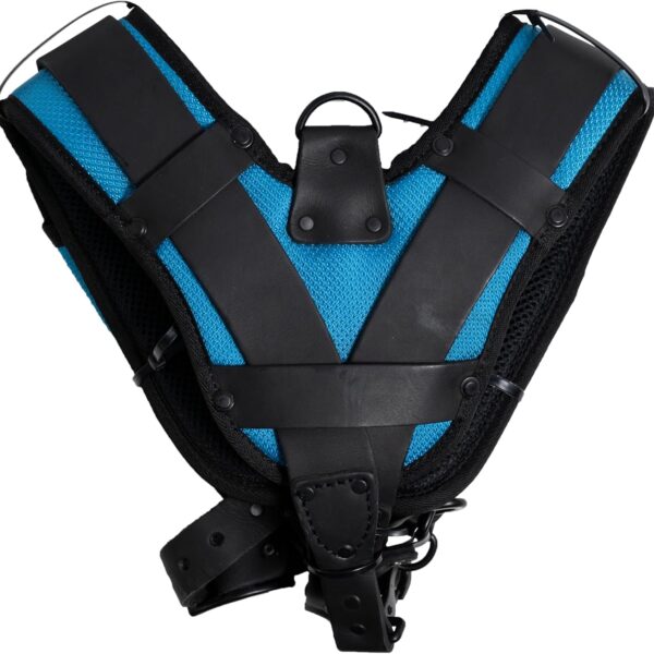 OX Tools Ultimate Nylon & Leather Tool Belt Suspenders with Kevlar Stitching - Water Resistant Adjustable Support with Memory Foam Pads - UV Resistant Support for Tool Rig and Tool Belts OX-U268901