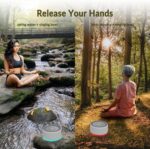 Kipcush Tibetan Meditation Bowl Sound Machine - 7 Different Sized Singing Bowls Sounds for Yoga, Meditation, Mindfulness, Chakra Healing, Sound Therapy and Stress Relief, Timer, Plug in - Image 5