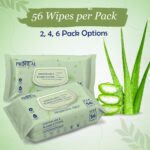 X Large Wet Wipes for Adults - 2 Packs of 56 [112 Count] Disposable Incontinence Wipes, 12" x 8" Adult Wipes for Elderly - Personal Body Wipes for Women and Men, Pre Moistened Adult Washcloths - Image 5