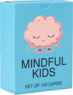 Mindfulness Conversation Starter Cards for Kids | Self Care Inspirational Cards Promote Positive Affirmations to Enable Meaningful Conversations with Kids