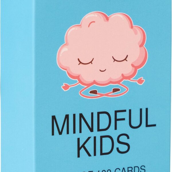 Mindfulness Conversation Starter Cards for Kids | Self Care Inspirational Cards Promote Positive Affirmations to Enable Meaningful Conversations with Kids
