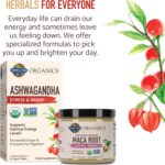Garden of Life Organics Ashwagandha Stress, Mood & Energy Support Supplement with Probiotics & Ginger Root for Digestion - Vegan, Gluten Free, Non GMO – 2 Month Supply, 60 Tablets - Image 8
