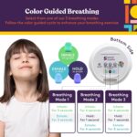 Special Supplies Mindfulness Guided Breathing Exercises, Nightlight Mode, Guided Daily Visual Relaxation and Restful Sleep for Kids or Adults, Color Changing Nightlight - Image 2