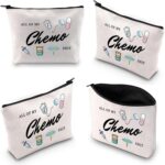 WCGXKO Chemotherapy Treatment Gift for Women All Of My Chemo Shit Cancer Awareness Emergency Bag (My Chemo Shit) - Image 6