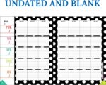 Schoolgirl Style Black, White and Stylish Teacher Planner—Undated Weekly/Monthly Lesson Plan Book and Record Organizer for Classroom or Homeschool (8 inches x 11 inches), multi (105029) - Image 4