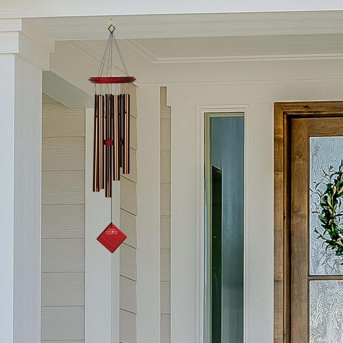 Woodstock Chimes Pluto Wind Chime for Outside 27" Bronze Small, Light Airy Sound for Outdoor Garden, Patio, Porch Decor, Encore Collection DCB27 - Image 2