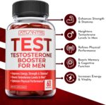 Atlantis Nutrition Testosterone Booster For Men Gummies - Male Enhancement, Boosts Energy, & Optimizes Physical Performance Formulated w/Tribulus, Horny Goat Weed, Saw Palmetto, Maca Root - 60 Gummies - Image 2