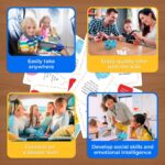 700 Conversation Cards for Kids, Fun Kids Conversation Starter Cards for Kids, Teens, Family Night, Dinner, Play Conversation Games, Color-Coded Across 6 Topics, Take Anywhere - TalkWise - Image 2