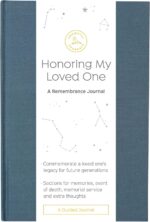 Promptly Journals, Honoring My Loved One: A Remembrance Journal (Deep Blue, Linen) | Grief Gifts for Women and Men | Bereavement Journal | Sympathy Gift