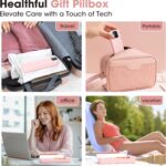 Daviky Automatic Pill Dispenser, Smart Pill Organizer with Alarm, Pill Box 7 Day with APP, Weekly Travel Pill Case, Portable Pill Reminder for Medicines, Supplements and Vitamins (Pink) - Image 6