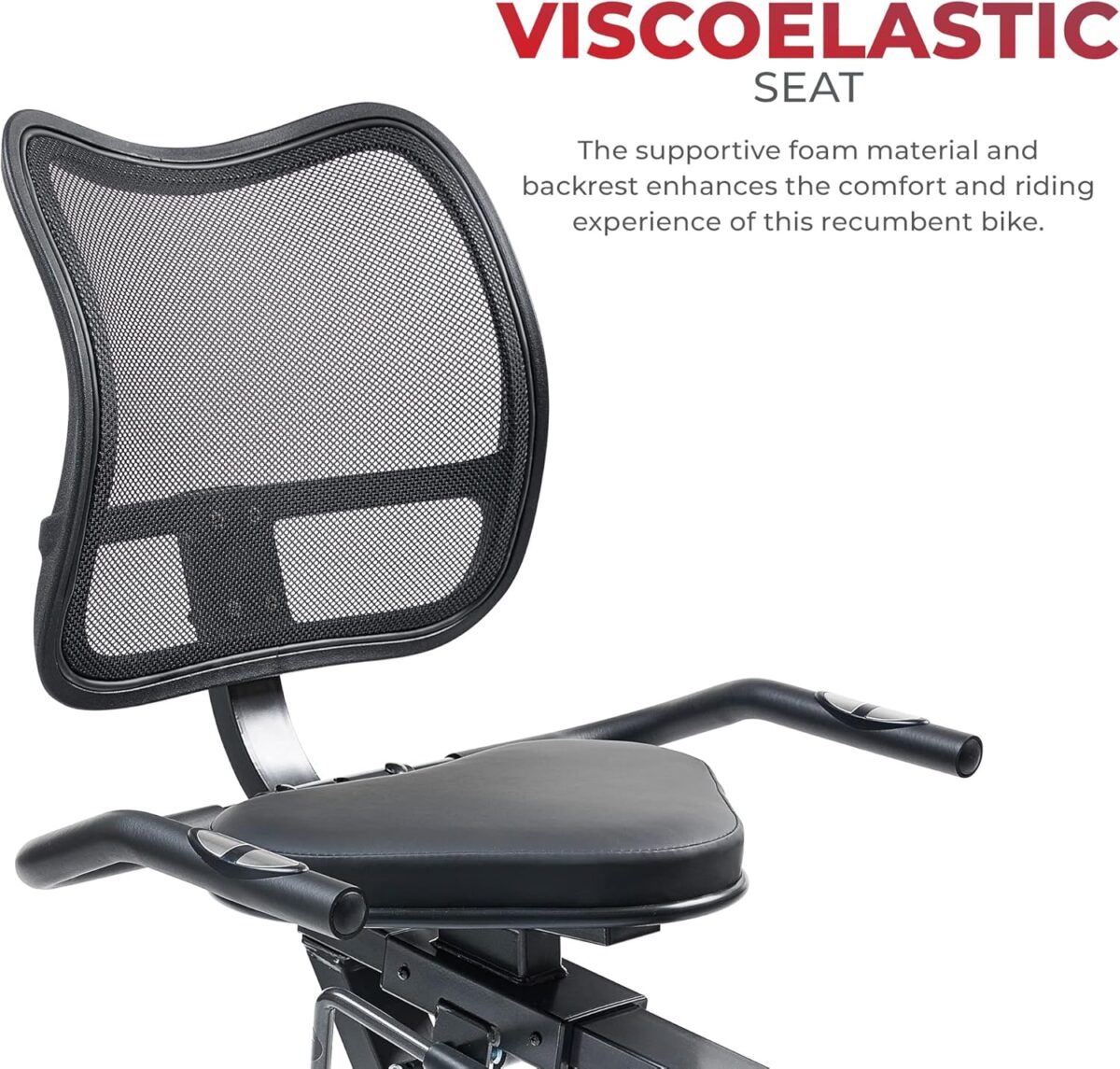 Sunny Health & Fitness Recumbent Exercise Bike w/Optional Exclusive SunnyFit™ App and Enhanced Bluetooth Connectivity - Image 5