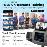 Teeter FreeStep Recumbent Cross Trainer Stepper, Zero-Impact Exercise Bike Alternative w/Patented Physical Therapy Stride, Up to 350lb, Free App w/Trainer Workouts - Image 6
