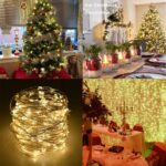 2 x Fairy Lights Battery Operated,Silver Wire Chains 8 Mode 16Ft/5Meter 50 LEDs Timer String Lights with Remote Control for Bedroom Christmas Party Wedding Decoration(Warm White) - Image 4