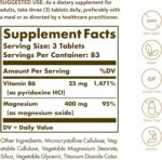 Solgar Magnesium with Vitamin B6, 250 Tablets - Promote Healthy Bone Mineralization, Support Nerve & Muscle Function, Energy Metabolism - Non-GMO, Vegan, Gluten Free, Dairy Free, Kosher - 83 Servings - Image 2
