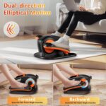 Under Desk Elliptical Machine, Ellipse Leg Exerciser with 15 Adjustable Speed, Quiet & Portable Seated Pedal Exerciser, Ideal for Seniors & Sedentary Office Workers - Image 5