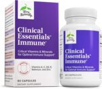 Terry Naturally Clinical Essentials Immune - Immune System Support Supplement with Vitamins A, C, D3 & E - Supplement for Immune Health - Vitamin Supplement with Antioxidants - 60 Capsules