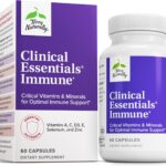 Terry Naturally Clinical Essentials Immune - Immune System Support Supplement with Vitamins A, C, D3 & E - Supplement for Immune Health - Vitamin Supplement with Antioxidants - 60 Capsules