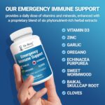 Dr. Berg Emergency Immune Support w/Echinacea - Potent Blend of Herbal Extracts (Warning: Strong Herbal Smells) - Immune Support Supplement Includes 2,000 IUs of Vitamin D & 10mg of Zinc - 60 Tablets - Image 6