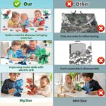Laradola Dinosaur Toys for 3 4 5 6 7 8 Year Old Boys, Kids Take Apart STEM Construction Building Kids Toys with Electric Drill, Party Christmas Birthday Gifts Boys Girls - Image 2