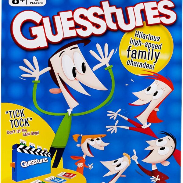 Hasbro Gaming Guesstures Game, Charades Game for 4 or More Players, Family Party Game for Ages 8 and Up