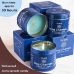 Nag Champa Candle for Home Scented - Pack of 3 x 5oz Natural Soy Clean Organic Non Toxic - for Aromatherapy Meditation Spiritual Gifts Bathroom Kitchen - Long Lasting Heavily Scented Velas Aromáticas - Image 4