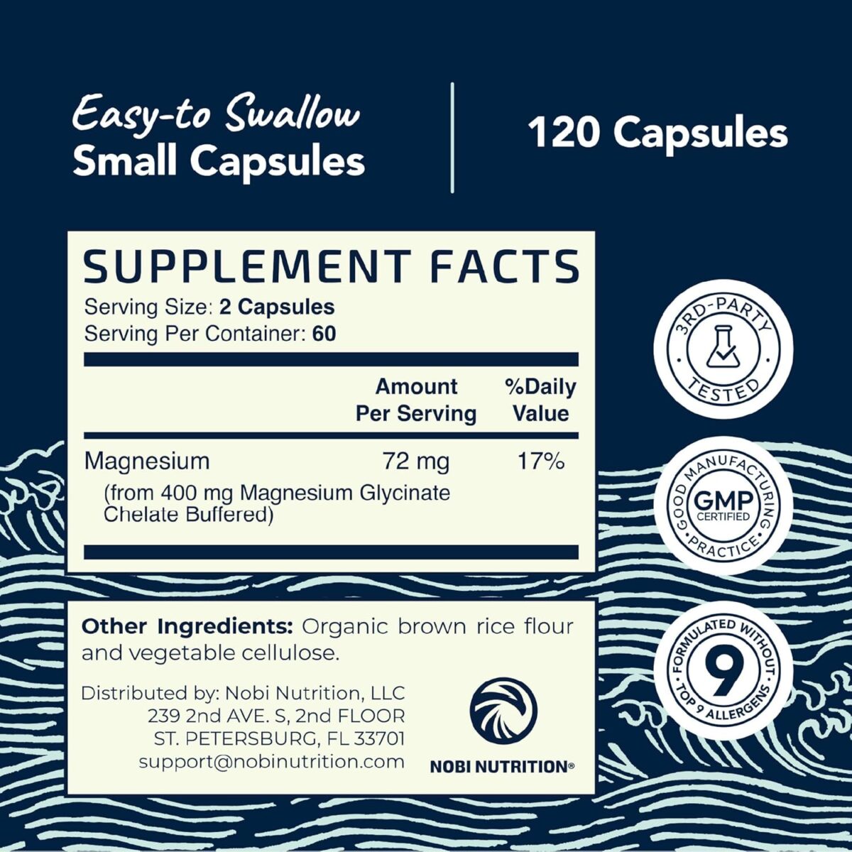 Magnesium Glycinate 400mg | High Absorption Formula for Sleep, Calm, Muscle Relaxation, Heart, Bone & Nerve Support for Women & Men | Chelated Magnesium Glycinate Supplement | 120 Ct (2 Month Supply) - Image 4