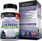 Elderberry with Zinc and Vitamin C for Adults - Immune Support Vitamins for Women and Men Natural Elderberries Black Sambucus Capsules - Immune Defense Multiminerals Supplement, Gluten-Free, 60 Ct - Image 9