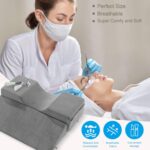 BALAPET Lash Pillows for Eyelash Extensions Ergonomic and Comfortable Velvet Foam Eyelash Pillow for Neck and Back Support Pillow Side Pockets can be Placed Tools,Easy to Graft Eyelashes(Gray) - Image 5