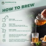 Elephantal Wellness Immuni-Tea, Immune Support Herbal Tea, Immunity & Energy, Loose Leaf Immunity with Elderberry, Astragalus, & Reishi, Tea for Immune Support, 2oz, 20 Servings - Image 5