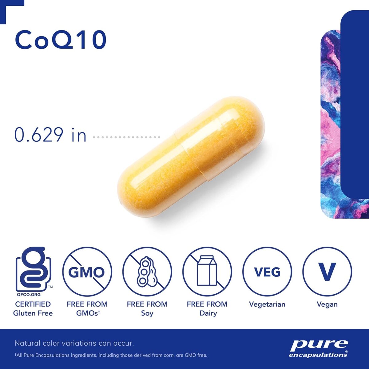 Pure Encapsulations CoQ10 60 mg | Coenzyme Q10 Supplement for Energy, Antioxidants, Brain and Cellular Health, Cognition, and Cardiovascular Support* | 250 Capsules - Image 3
