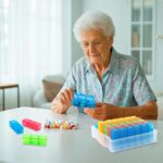Monthly Pill Organizer 3 Times a Day, Portable Pill Box with Weekly Travel Bag, Large Capacity Medicine Organizer with Labels, 30 Day Pill Case & Pill Cutter for Easy Medication Management (White) - Image 7
