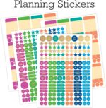 Aug 2024-Jul 2025 Deluxe Teacher Planner Notebook 8.5x11 Daily Weekly Monthly Organizers with 7 Periods, Pocket Folder, Dated Calendar, Page Tabs, Bookmark and Planning Stickers (Watercolor Stripes) - Image 7