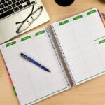 Deluxe 2025 Planner, 8.5"x11": 14 Months (November 2024 - December 2025), Includes Page Tabs, Bookmark, Planning Stickers, Pocket Folder Daily Weekly Monthly Planner Yearly Agenda (Rainbow Oak) - Image 6
