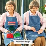 ODOXIA Fidget Apron for Elderly | Fidget Blanket for Dementia | Dementia Products for Elderly | Gift and Activities for Seniors with Alzheimer’s or Dementia | Sensory Fidget Toys - Image 7