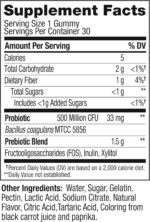 OLLY Probiotic + Prebiotic Gummy, Digestive Support and Gut Health, 500 Million CFUs, Fiber, Adult Chewable Supplement for Men and Women, Peach, 30 Day Supply - 30 Count - Image 9