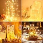 kolpop 30 Pack LED Fairy Lights Battery Operated, 7FT 20 LED Mini Twinkle String Lights Battery Powered Waterproof for Christmas Mason Jars Party (Warm White) - Image 4