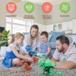 Laradola Dinosaur Toys for 3 4 5 6 7 8 Year Old Boys, Kids Take Apart STEM Construction Building Kids Toys with Electric Drill, Party Christmas Birthday Gifts Boys Girls - Image 4