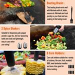 38PCS Griddle Accessories Kit, Professional Grill Tools Set for Outdoor Barbecue, Stainless Steel Griddle Spatula Set with Tongs, Smash Burger Press, Carry Bag, Perfect Grilling Gifts - Image 6