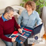 Fidget Blanket for Dementia | Calming & Comforting Dementia Activities for Seniors | Dementia Products for Elderly | Sensory Blanket | Helps with Alzheimer’s, Dementia, Asperger’s, Autism, Anxiety - Image 2