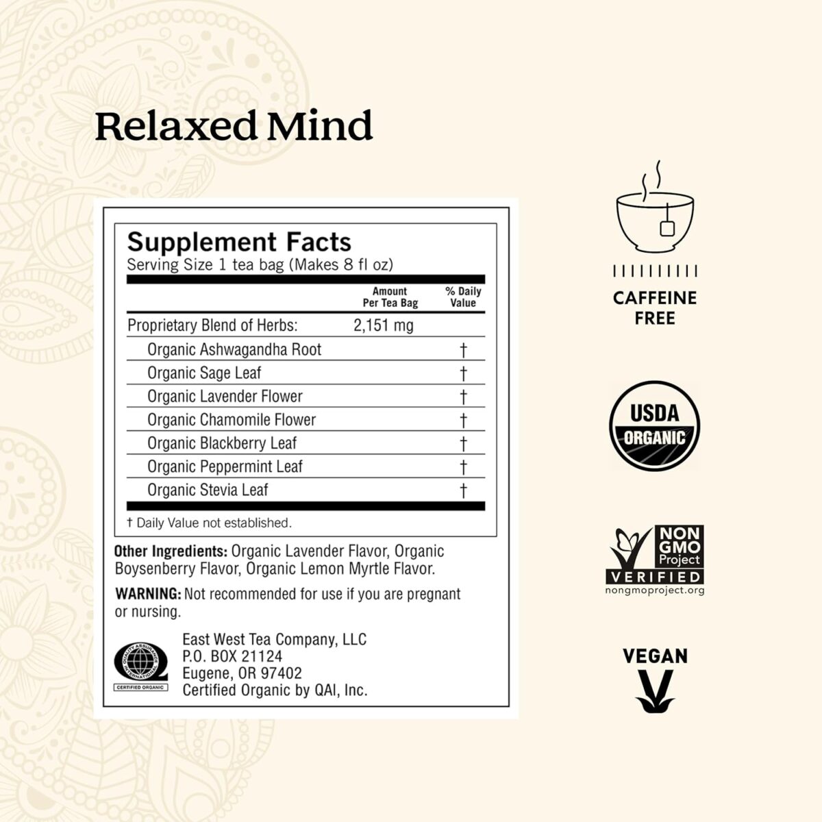Yogi Tea Stress Relief & Relaxation Variety Sampler - 16 Bags per Pack (5 Packs) - Organic Relaxing Tea Sampler Set - Calming, Comforting Chamomile, Relaxed Mind & More - Image 5