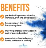 Organic Blue Spirulina Powder - 100% Pure Blue-Green Algae, No Fishy Smell, Vegan Superfood for Smoothies & Drinks, Non GMO, Gluten-Free, Vegan - Image 4