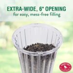 Perky-Pet 334-1SR Squirrel-Be-Gone Max Large Wild Bird Feeder with Flexports, Squirrel Proof Bird Feeder with Weight-Activated Perches - 4LB Seed Capacity - Image 8
